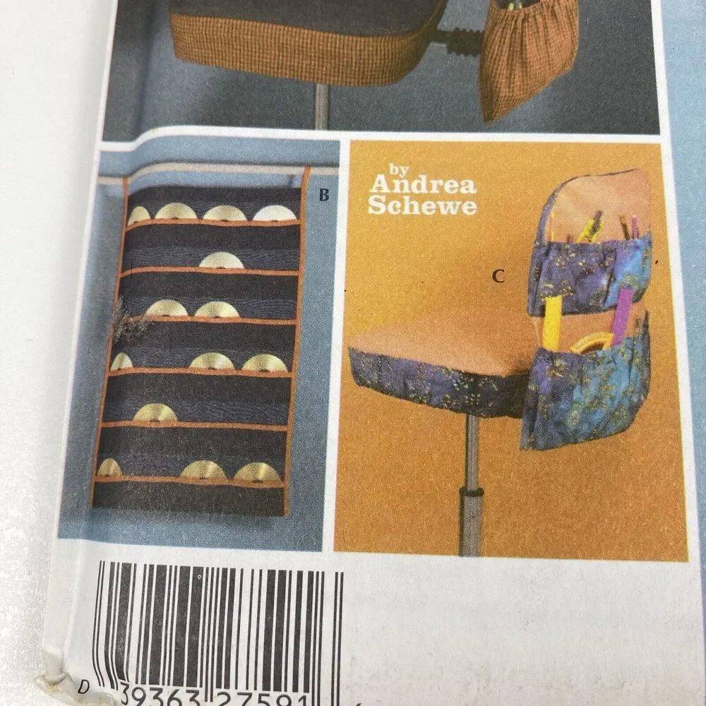 Simplicity 5133 Simply Teen Room Organizers School Dorm Office Storage y2k UNCUT